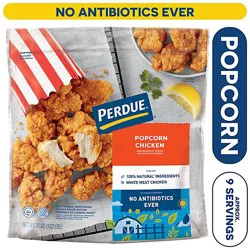 Perdue Breaded Popcorn Style Chicken Breast Chunks Fully Cooked Frozen Meal - 26 Oz