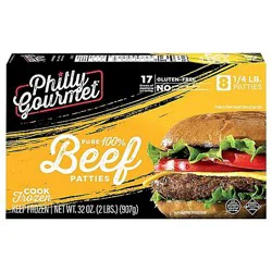 Philly Gourmet 100 Percent Beef Patty - 32 Oz