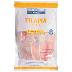 Waterfront Bistro Tilapia Fillet Raw Valu Pack Frozen