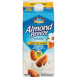 Almond Breeze Hint Of Honey Vanilla Almond Milk - 64 Oz