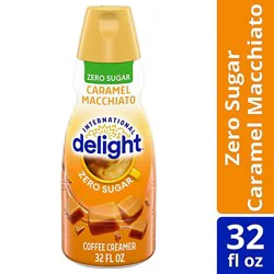 International Delight Sugar-Free Zero Sugar Caramel Macchiato Coffee Creamer - 32 Fl. Oz.
