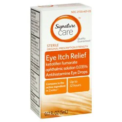 Signature Select/care Eye Itch Relief Original Prescription Strength Sterile - 0.17 Oz