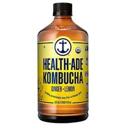 Health Ade Kombucha Ginger Lemon - 16 Fl. Oz.