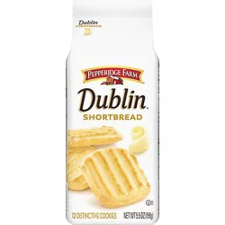 Pepperidge Farm Dublin Shortbread Cookies - 5.5 Oz