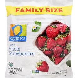 O Organics Organic Strawberries Whole Family Pack - 48 Oz
