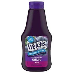 Welchs Jelly Reduced Sugar Concord Grape - 17.1 Oz