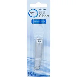 Signature Select/care Clipper Nail Deluxe With Fold Out Nail File - Each