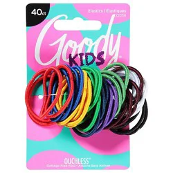 Goody Elastics Ouchless Thin 2mm Assorted - 40 Count