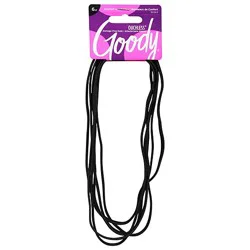Goody Headbands Flat Narrow Black - 6 Count