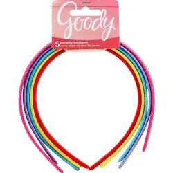 Goody Headbands Girls Cheery Fabric - 5 Count