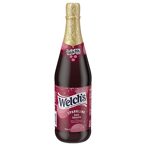 slide 1 of 8, Welchs Juice Cocktail Sparkling Red Grape - 25.4 Fl. Oz., 25.4 fl oz