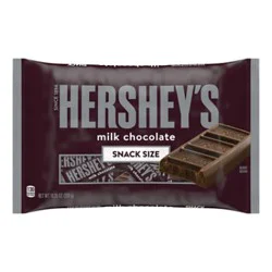 Hershey's Milk Chocolate Snack Size Candy Bag - 10.35 Oz