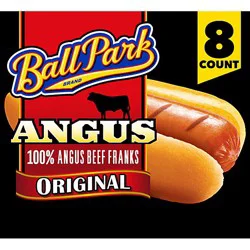Ball Park Angus Beef Hot Dogs - 8 Count