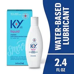 K-Y Liquid Personal Lubricant Water Based - 2.5 Oz