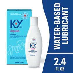 K-Y Liquid Personal Lubricant Water Based - 2.5 Oz