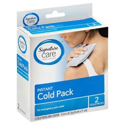 Signature Select/care Cold Pack Instant Pain Relief - 2 Count
