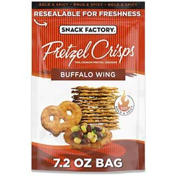 Snack Factory Buffalo Wing Pretzel Crisps - 7.2 Oz