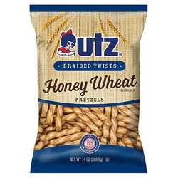 Utz Pretzel Braided Twists Honey Wheat - 14 Oz