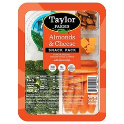 Taylor Farms Almonds & Cheese Snack Tray - 6.5 Oz