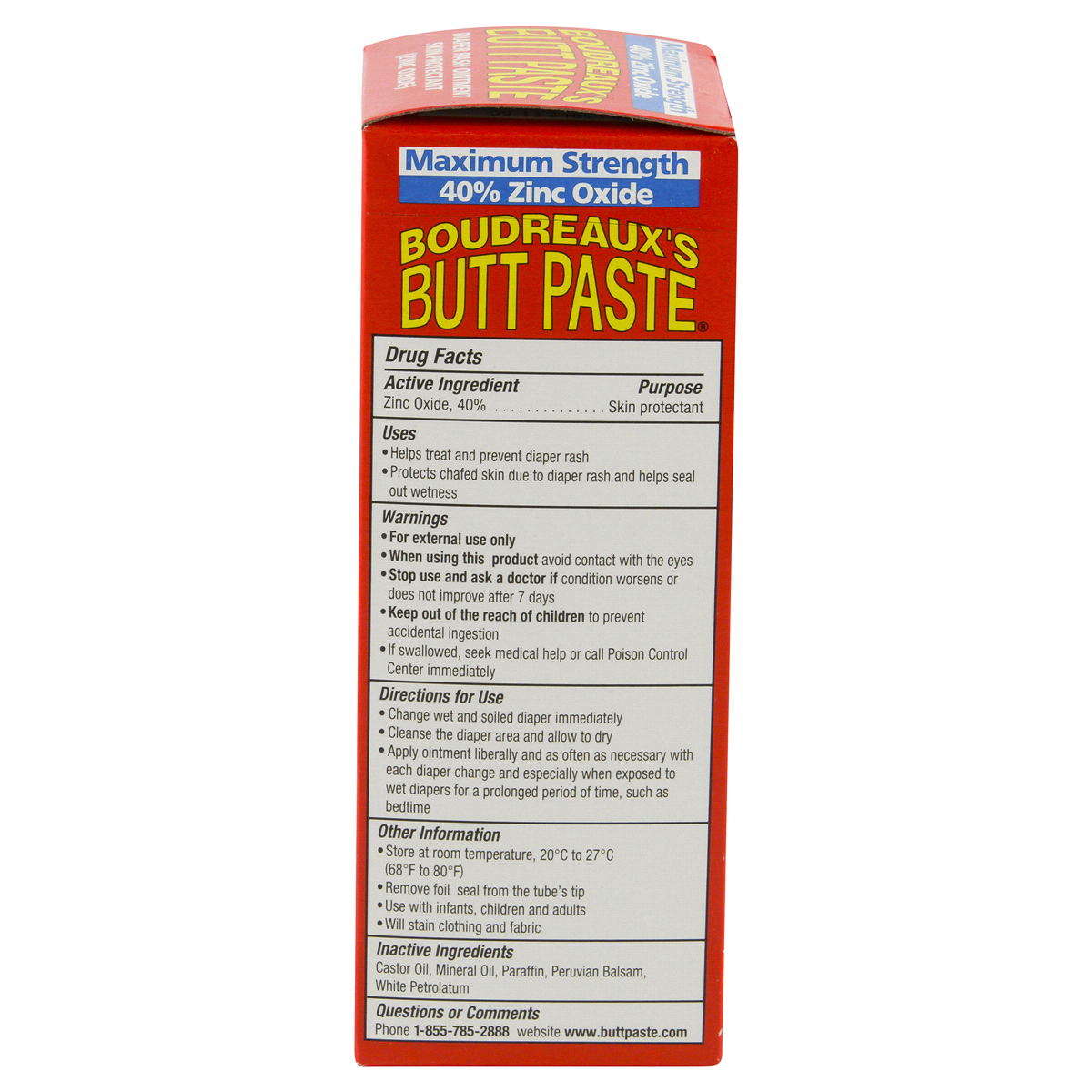 slide 2 of 11, Boudreaux's BP Butt Paste Baby Diaper Rash Cream Maximum Strength - 2oz, 