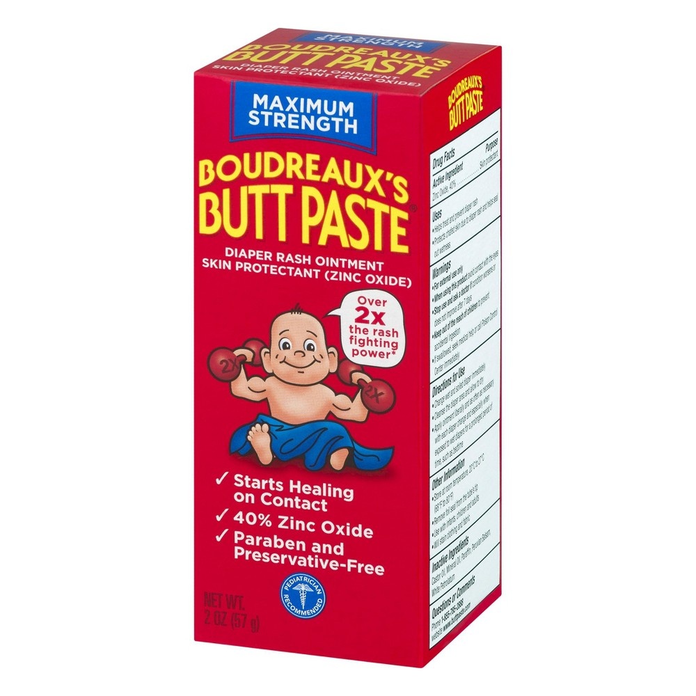 slide 3 of 11, Boudreaux's BP Butt Paste Baby Diaper Rash Cream Maximum Strength - 2oz, 