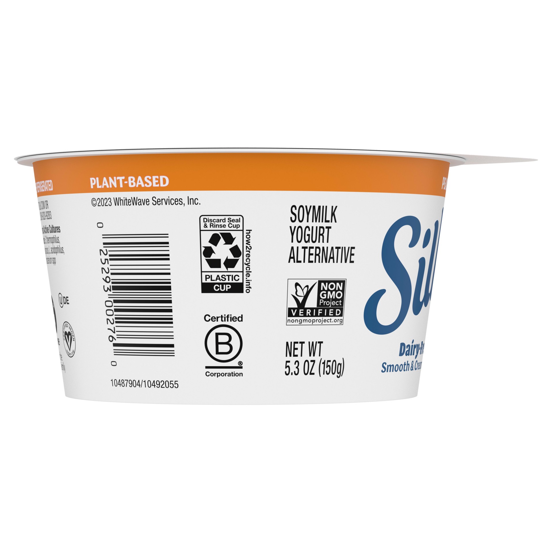 slide 2 of 3, Silk Peach Mango Soy Milk Yogurt Alternative - 5.3 Fl. Oz., 5.3 oz