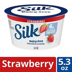 Silk Strawberry Soy Milk Yogurt Alternative - 5.3 Fl. Oz.