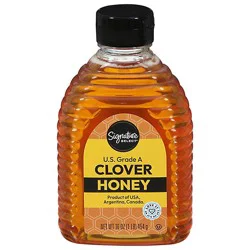 Signature Select Honey Clover Squeeze Bottle - 16 Oz