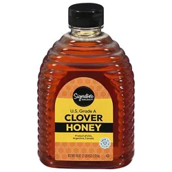 Signature Select Honey Clover Squeeze Bottle - 40 Oz