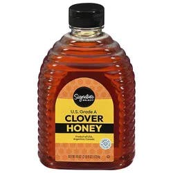 Signature Select Honey Clover Squeeze Bottle - 40 Oz
