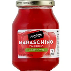 Signature Select Cherries Maraschino - 16 Oz