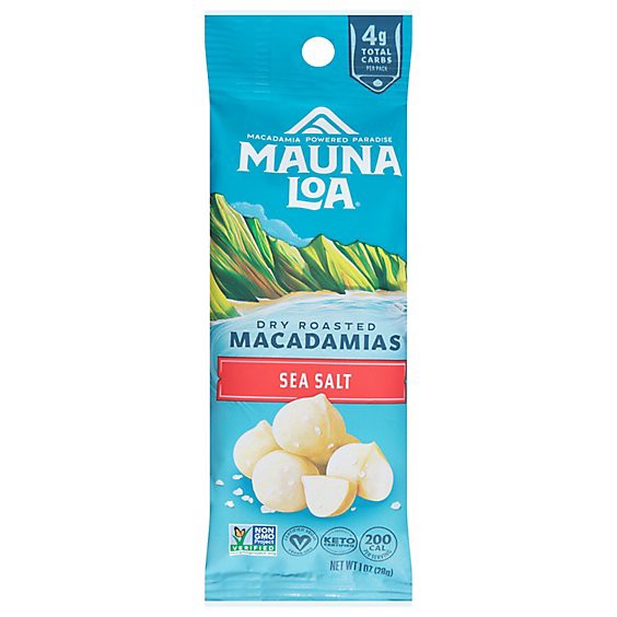 slide 1 of 1, Mauna Loa Hawaiian Sea Salt Macadamias - 1 Oz, 1 oz