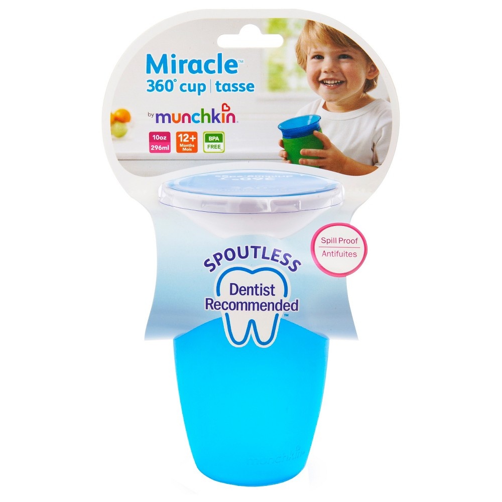 slide 3 of 8, Munchkin Miracle 360 Sippy Cup, 