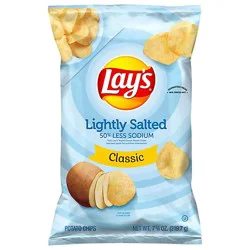 Lays Potato Chips Lightly Salted - 7.75 Oz