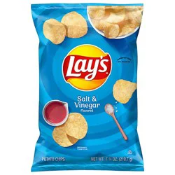Lays Potato Chips Salt & Vinegar - 7.75 Oz