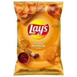 Lays Potato Chips Honey Barbecue - 7.75 Oz
