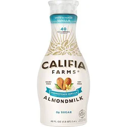 Califia Farms Unsweetened Vanilla Almond Milk - 48 Fl. Oz.