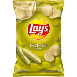Lays Potato Chips Dill Pickle - 7.75 Oz