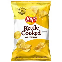 Lays Potato Chips Kettle Cooked Original - 8 Oz