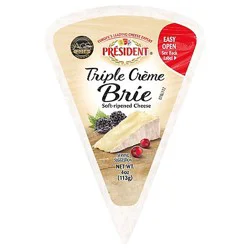 President Triple Creme Brie Pp - 4 Oz
