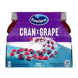 Ocean Spray Juice Drink Cran-Grape - 6-10 Fl. Oz.