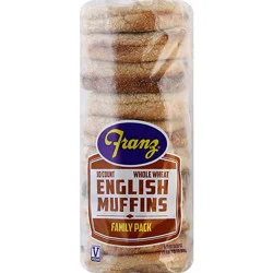 Franz English Muffins 100% Whole Wheat 10 Count - 23.25 Oz