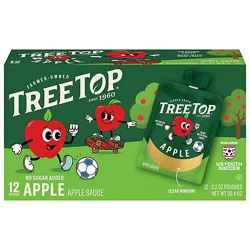 Tree Top Apple Sauce Apple Pouches - 12-3.2 Oz