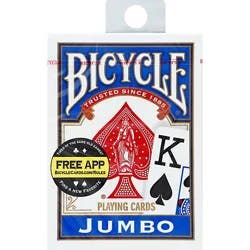 Bicycle Playing Cards Jumbo - Each