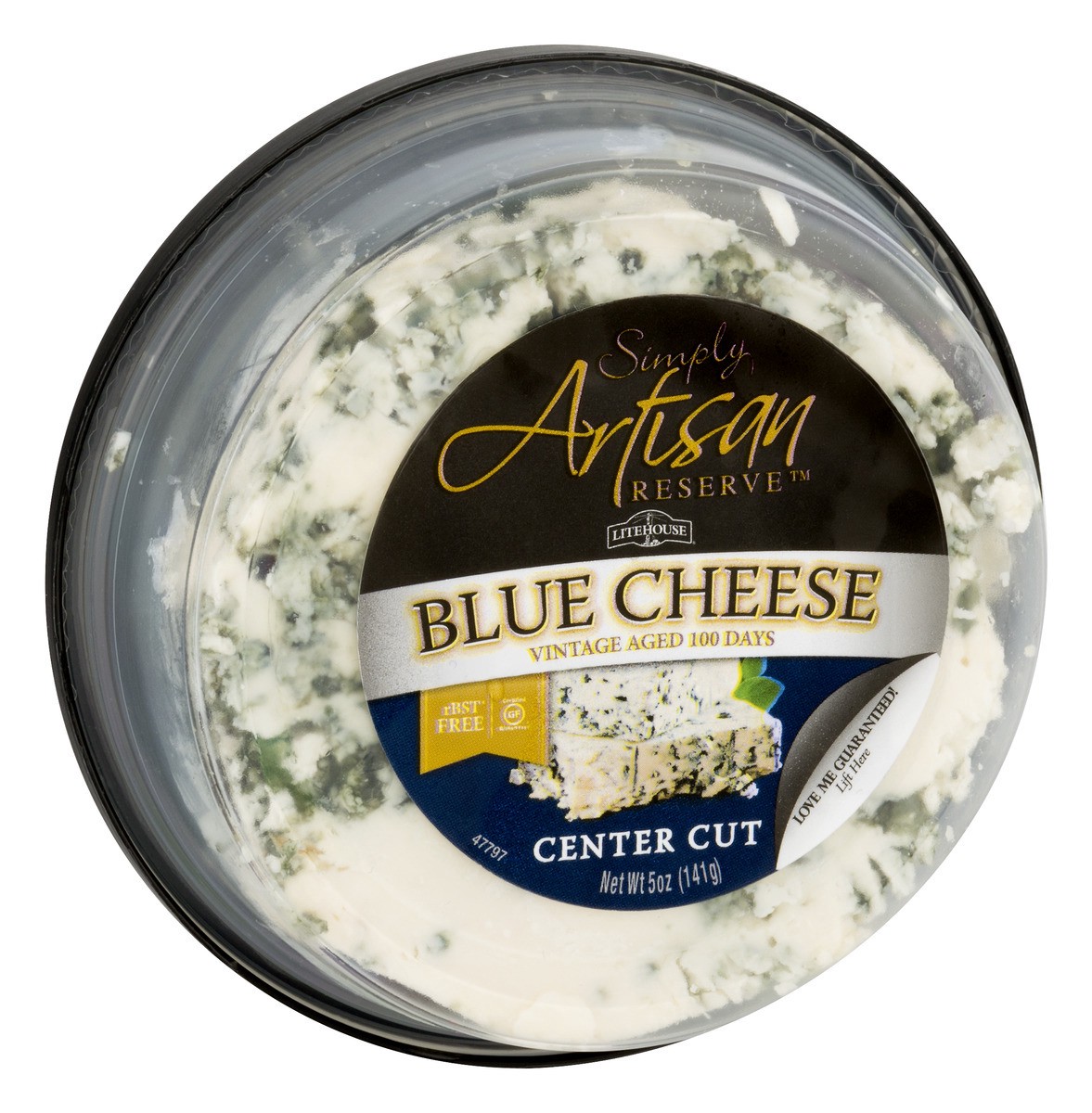 slide 5 of 10, Litehouse Simply Artisan Blue Cheese Center Cut - 5 Oz., 5 oz