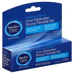 Signature Select/care Maximum Strength Acne Treatment Cream - 1 Oz