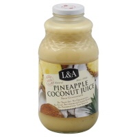 slide 1 of 1, L&A Juice Pineapple Coconut - 32 Fl. Oz., 32 fl. oz.