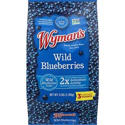Wymans Blueberries Wild - 3 Lb