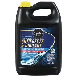 Signature Select Coolant & Anti Freeze Ready To Use - 1 Gallon