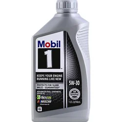 Mobil 1 5w-30 Fully Synthetic Super Motor Oil - 1 Quart